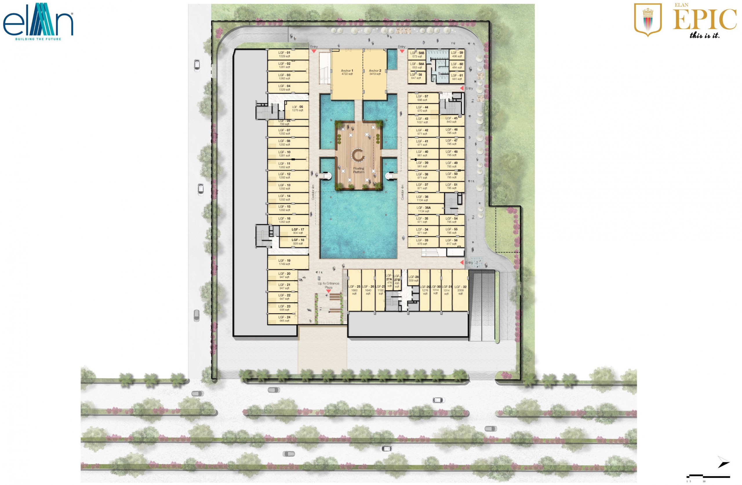 Elan Epic Site Plan