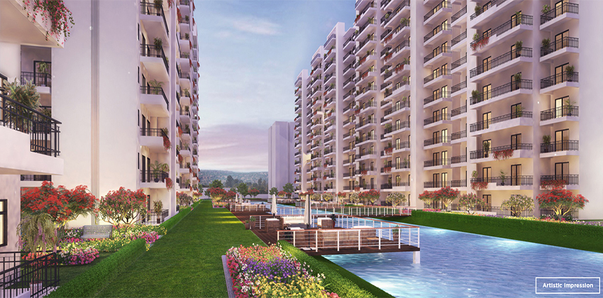 Central Park Flower Valley Aqua Front Towers Sohna