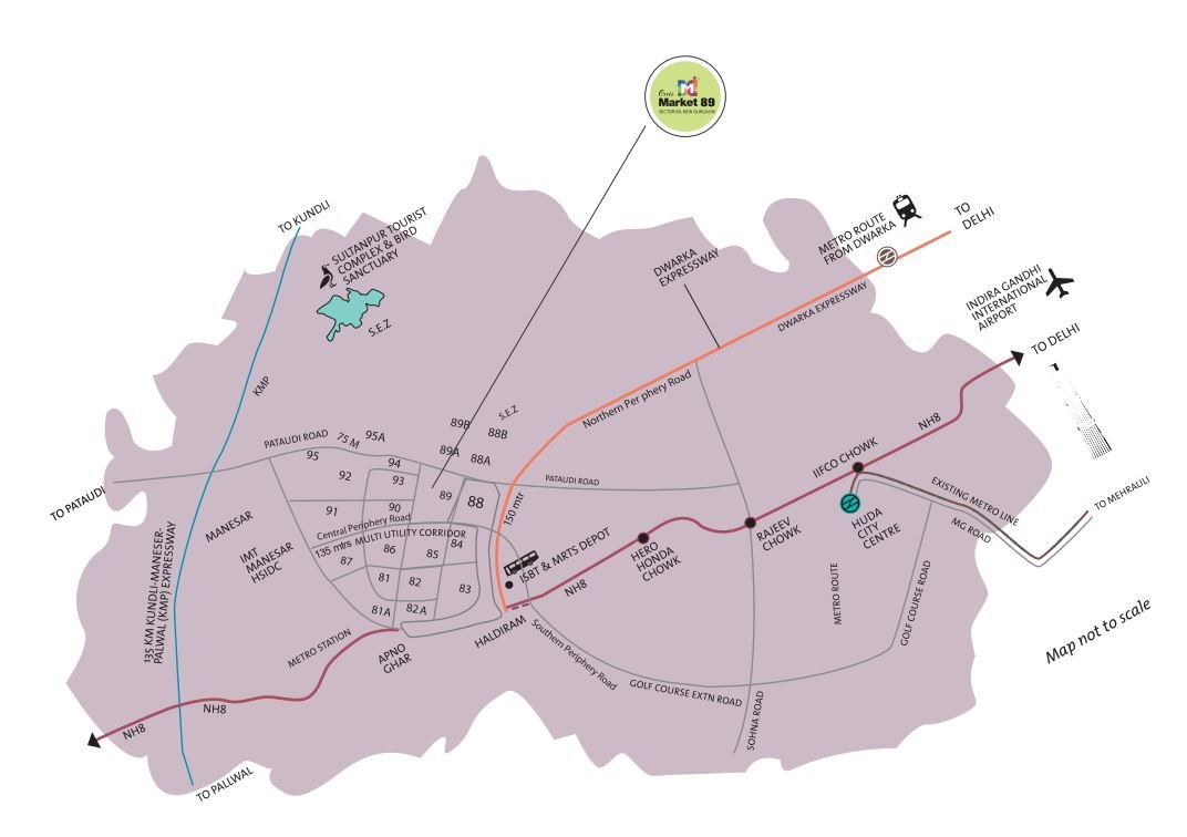 Orris Market 89 Location Map