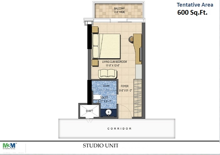 M3M Cosmopolitan Suites Studio Apartment Sector 66 Gurgaon, Gurugram 1 cosmo_suites_floor1