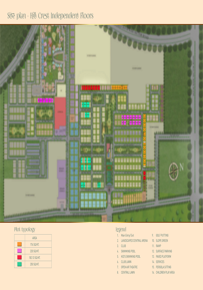 Supertech Hill Crest Site Plan