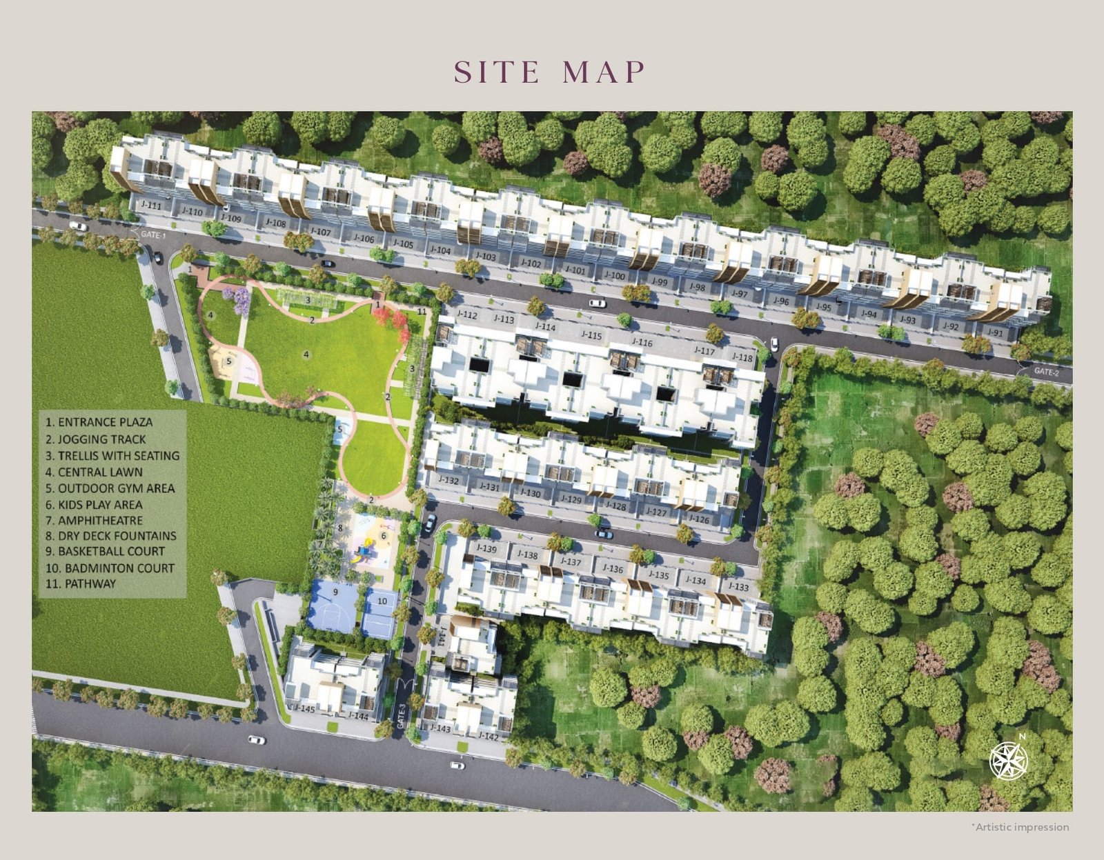 Adani Samsara Vilasa Site Map