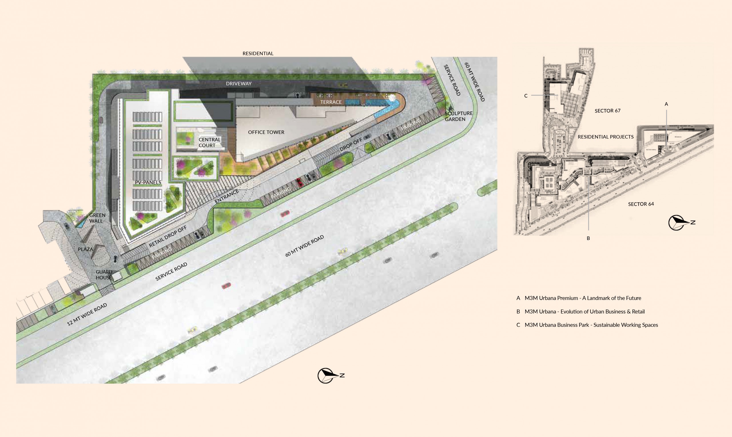 M3M Urbana Premium Site Plan