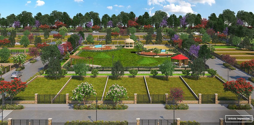 Central Park Flower Valley Mikasa Plots Sohna