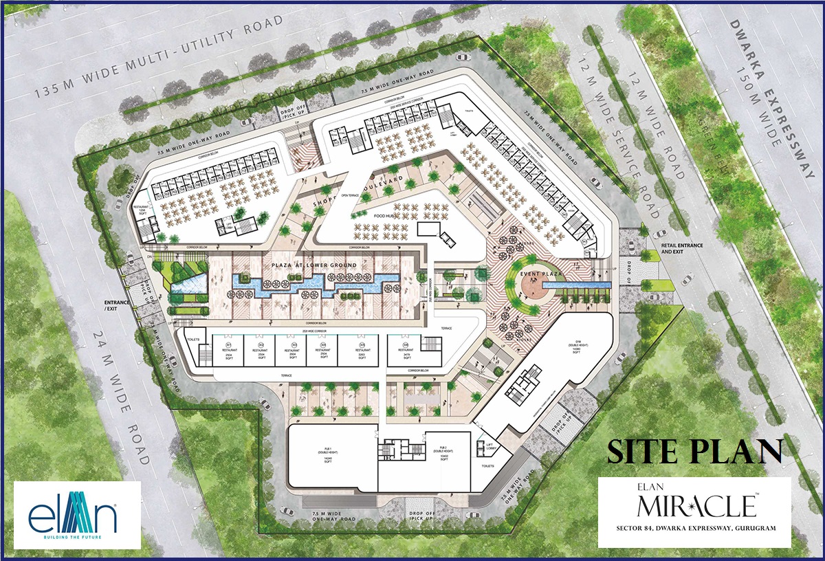 Elan Miracle Site Plan