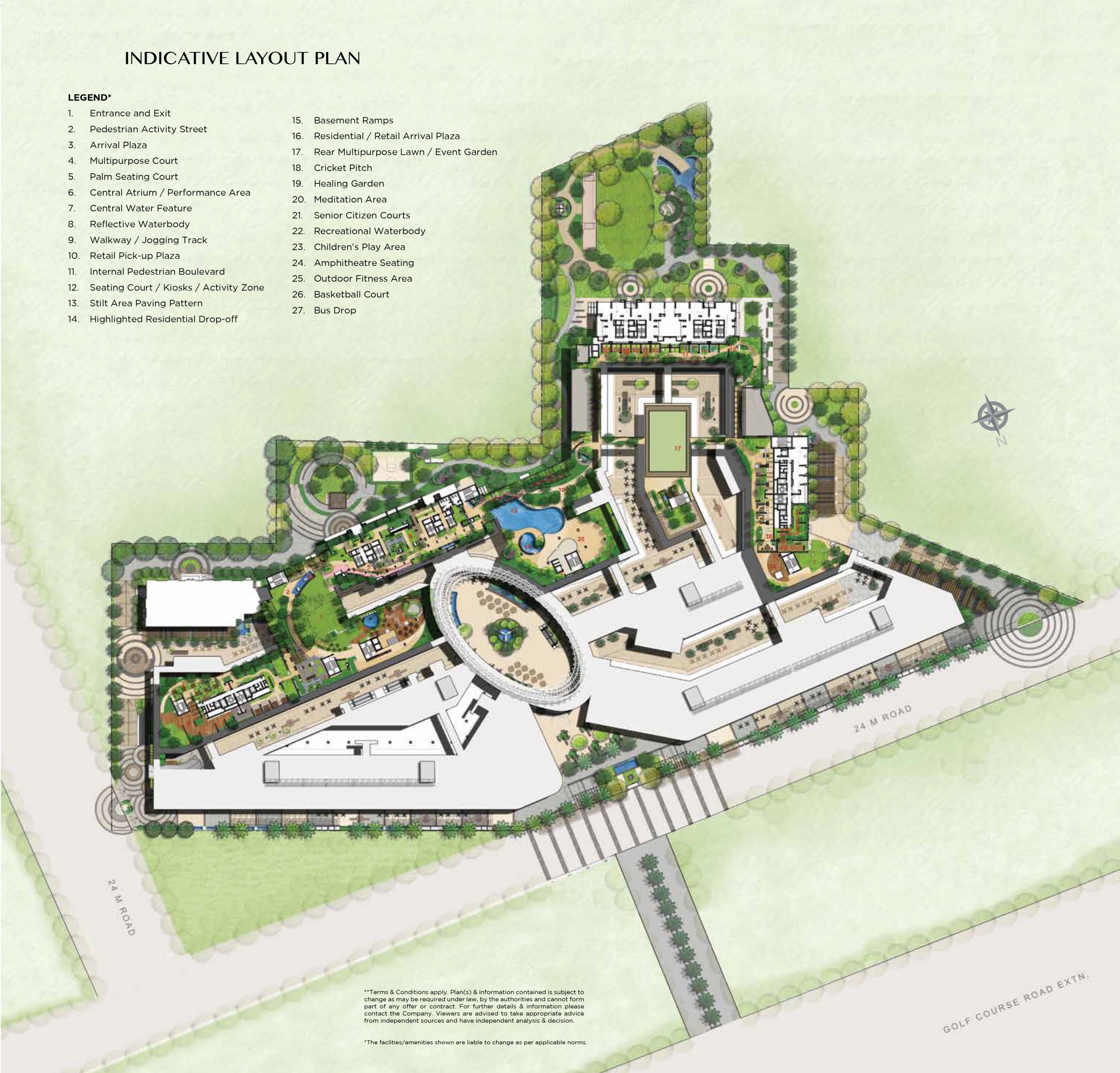 M3M 65th Avenue Site Plan