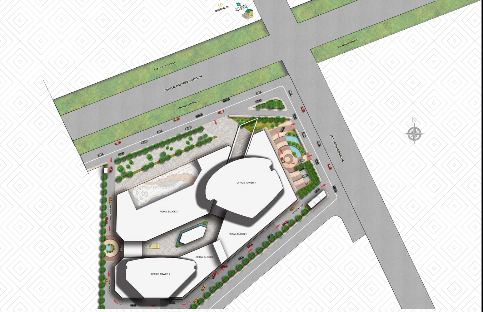 M3M International Financial Center (IFC) Gurgaon Site Plan