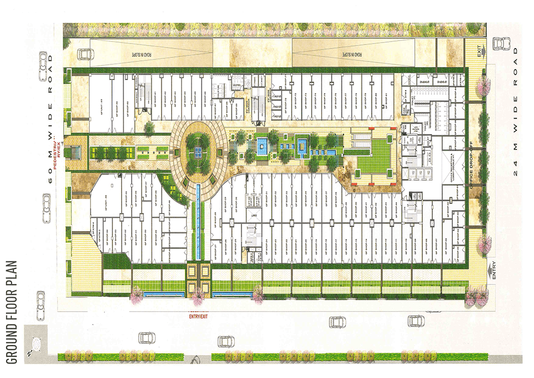 Adani Brahma Miracle Mile Site Plan