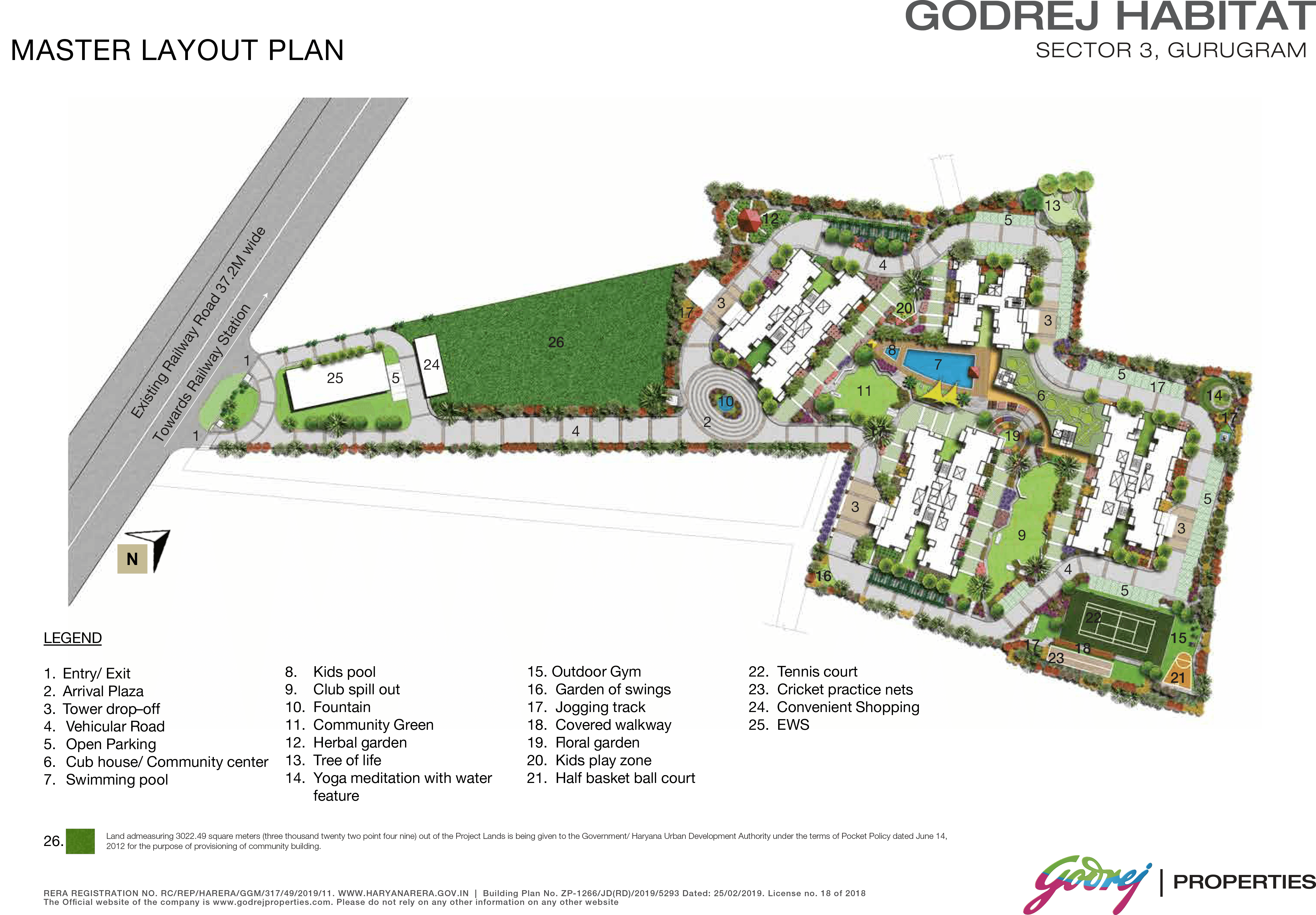 Godrej Habitat Site Plan