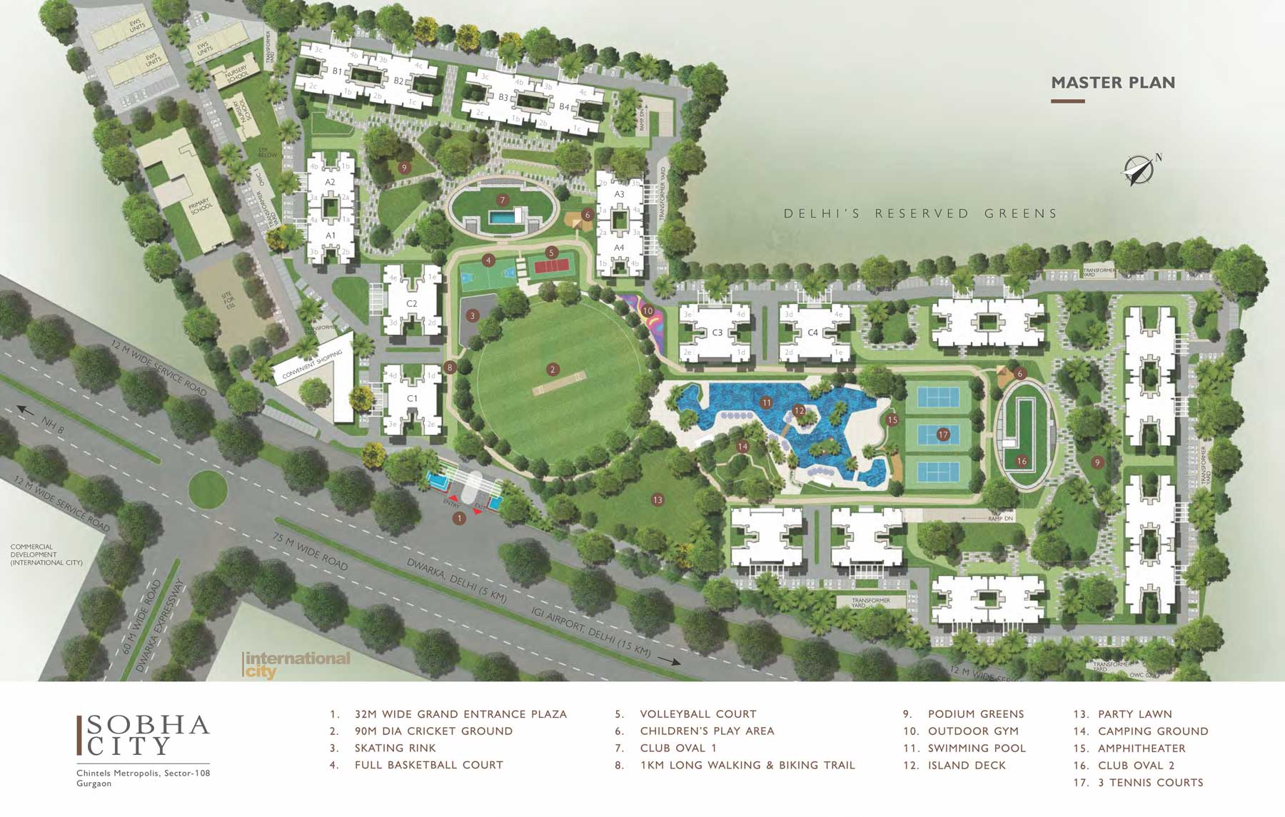 Sobha City Gurgaon Master Plan