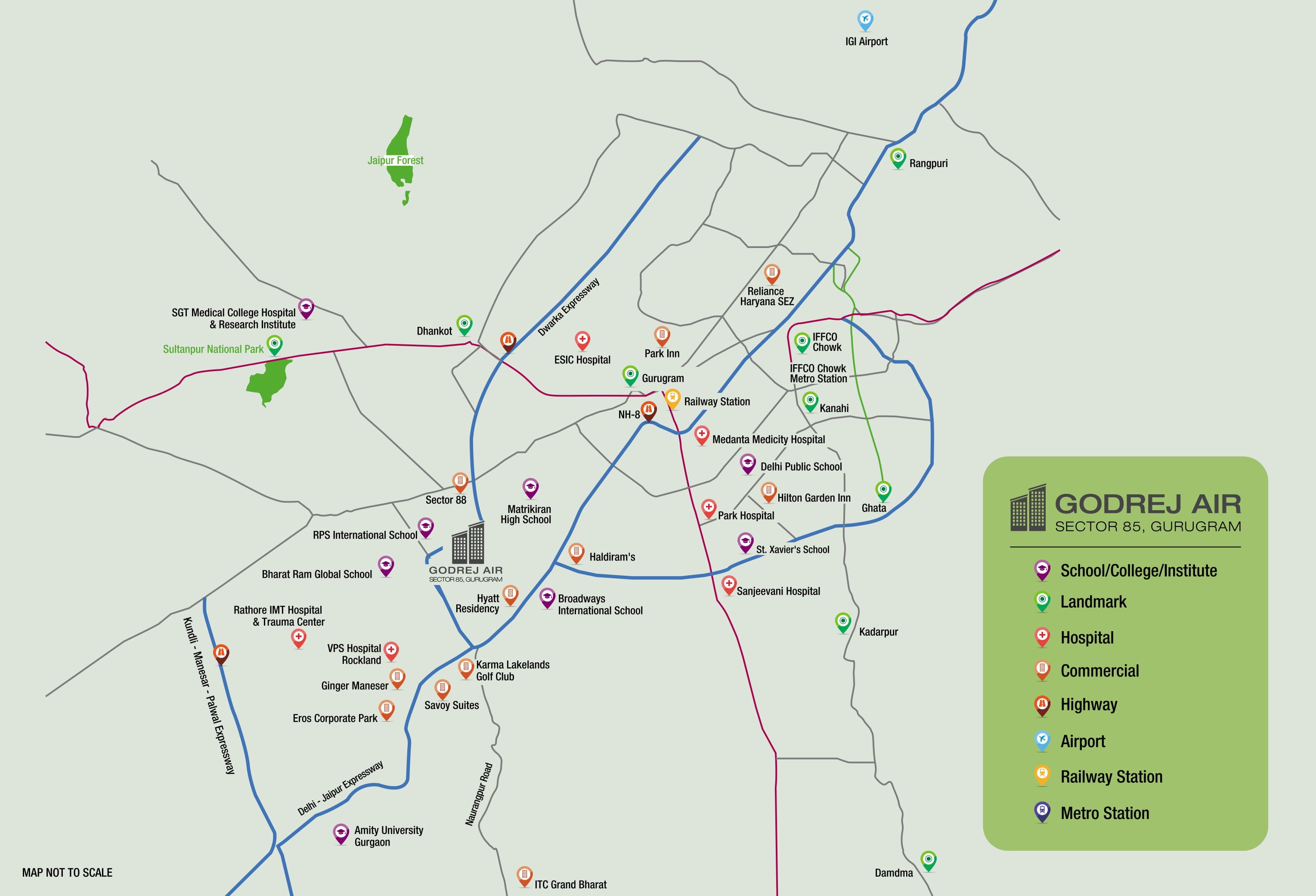 Godrej Air Location Map