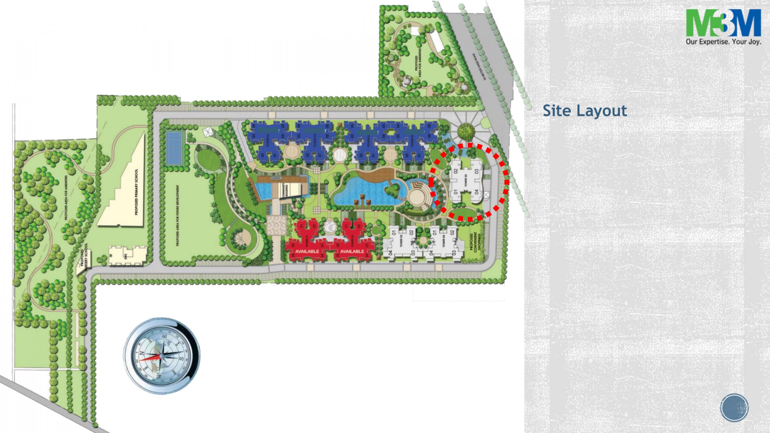 M3M Ikonic Site Plan