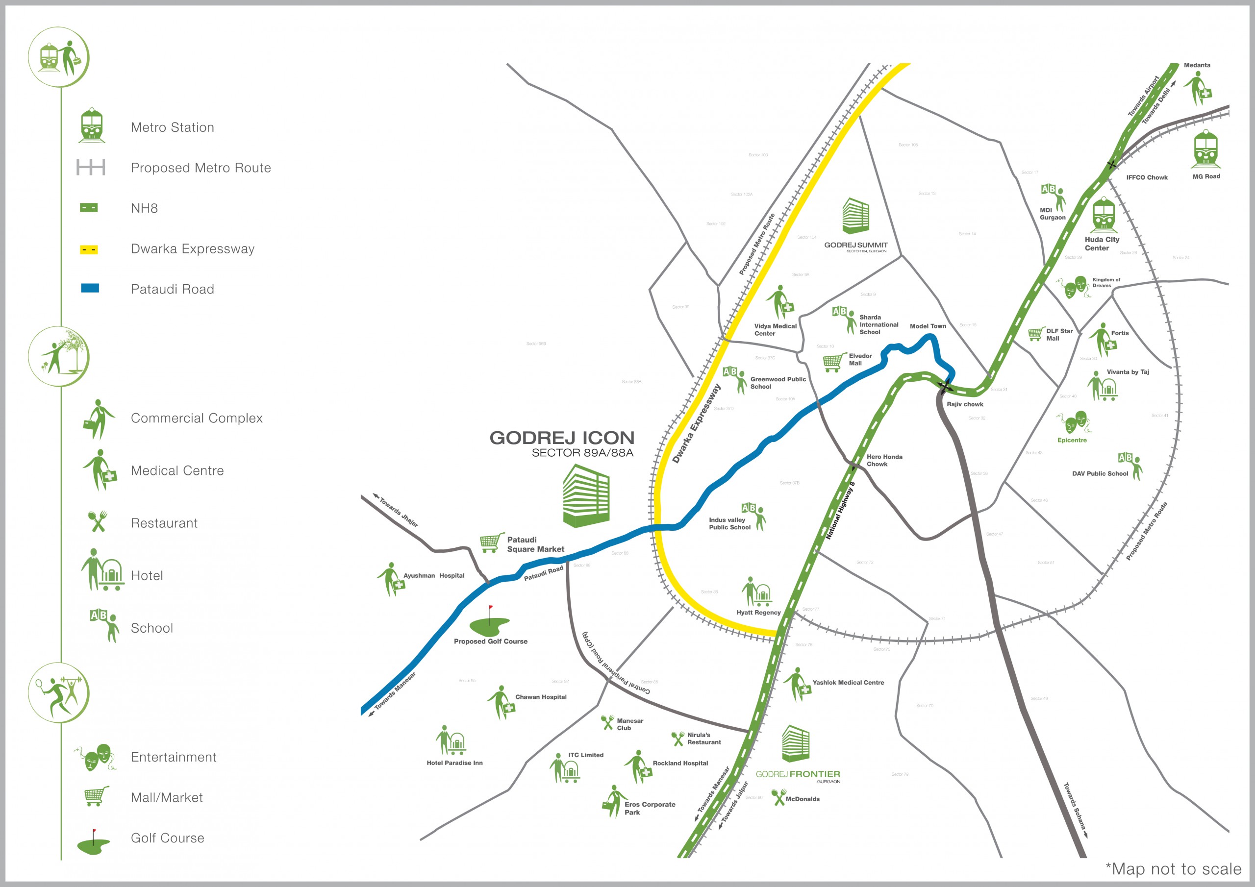 Godrej Icon Location Map