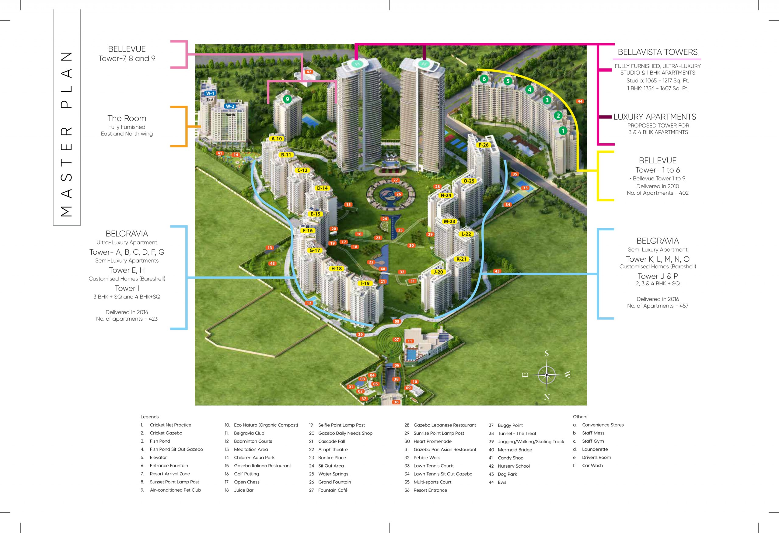 Central Park Bellavista Towers Master Plan