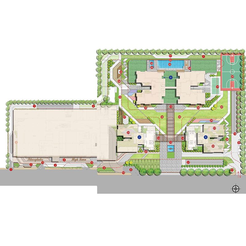 Silverglades Hightown Residences Master Plan