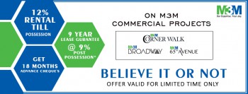 M3M is Presenting Believe It or Not Commercial Projects in Gurgaon