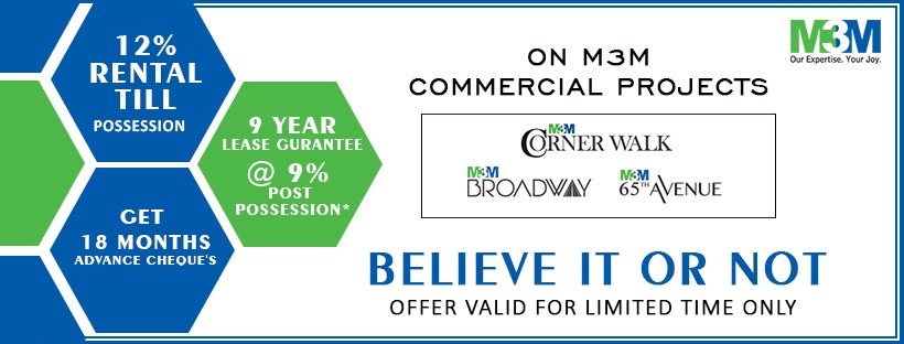 M3M is Presenting Believe It or Not Commercial Projects in Gurgaon 1 M3M is Presenting Believe It or Not Commercial Projects in Gurgaon