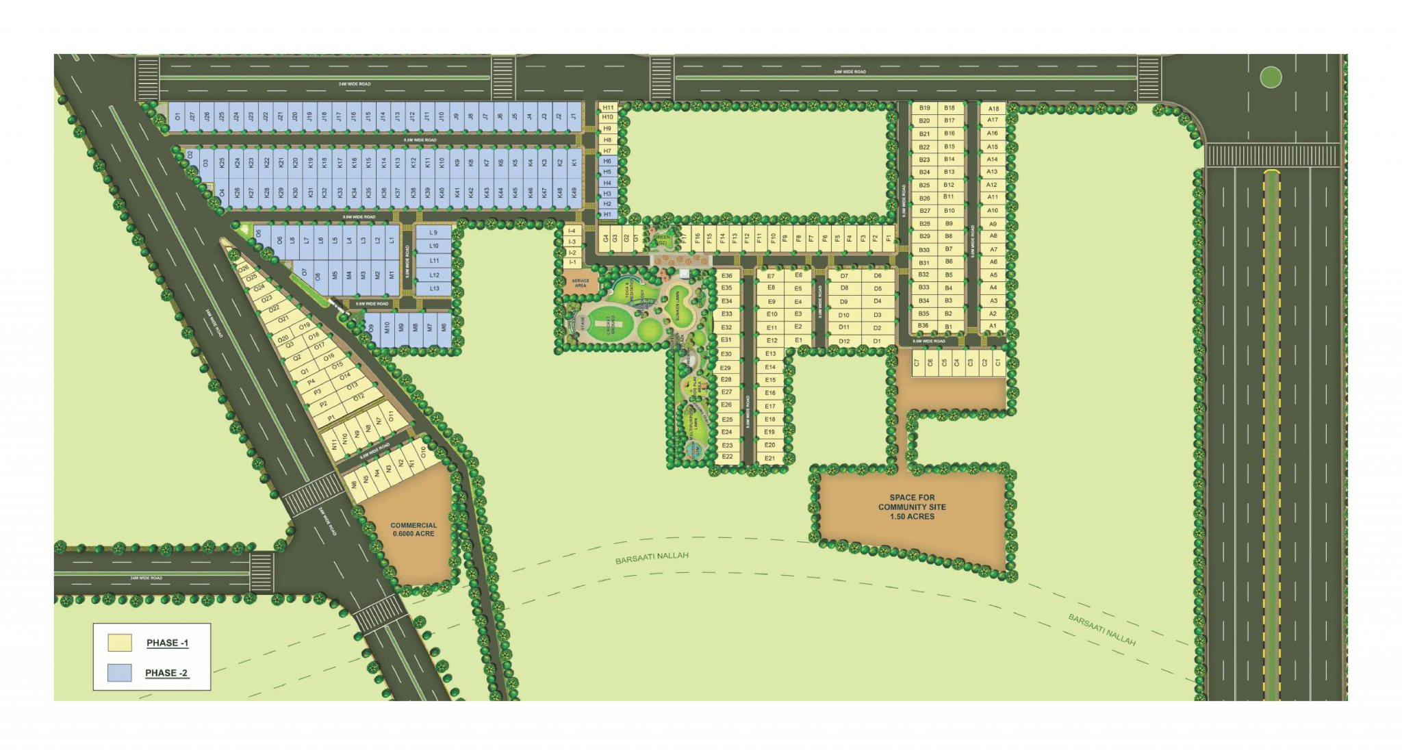 Paras-Ekam-Homes-Site-Plan