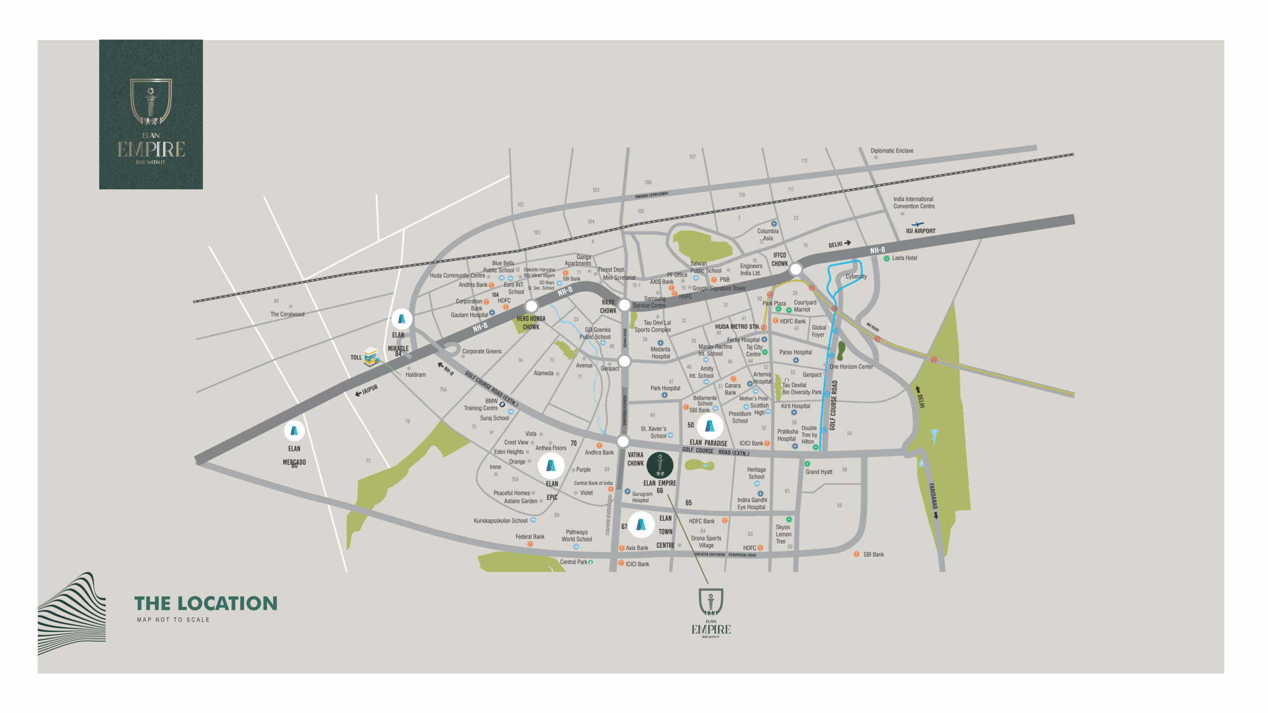 Elan Empire Location Map