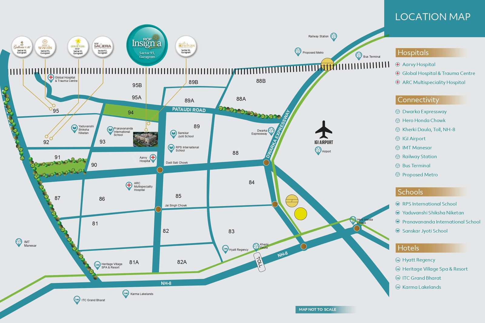ROF Insignia Souk Location Map