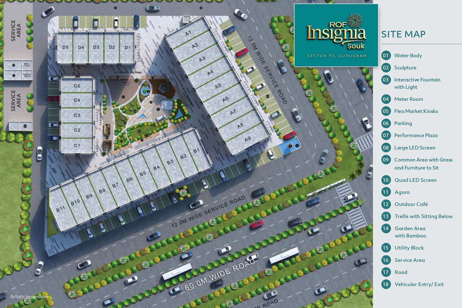 ROF Insignia Souk Site Plan
