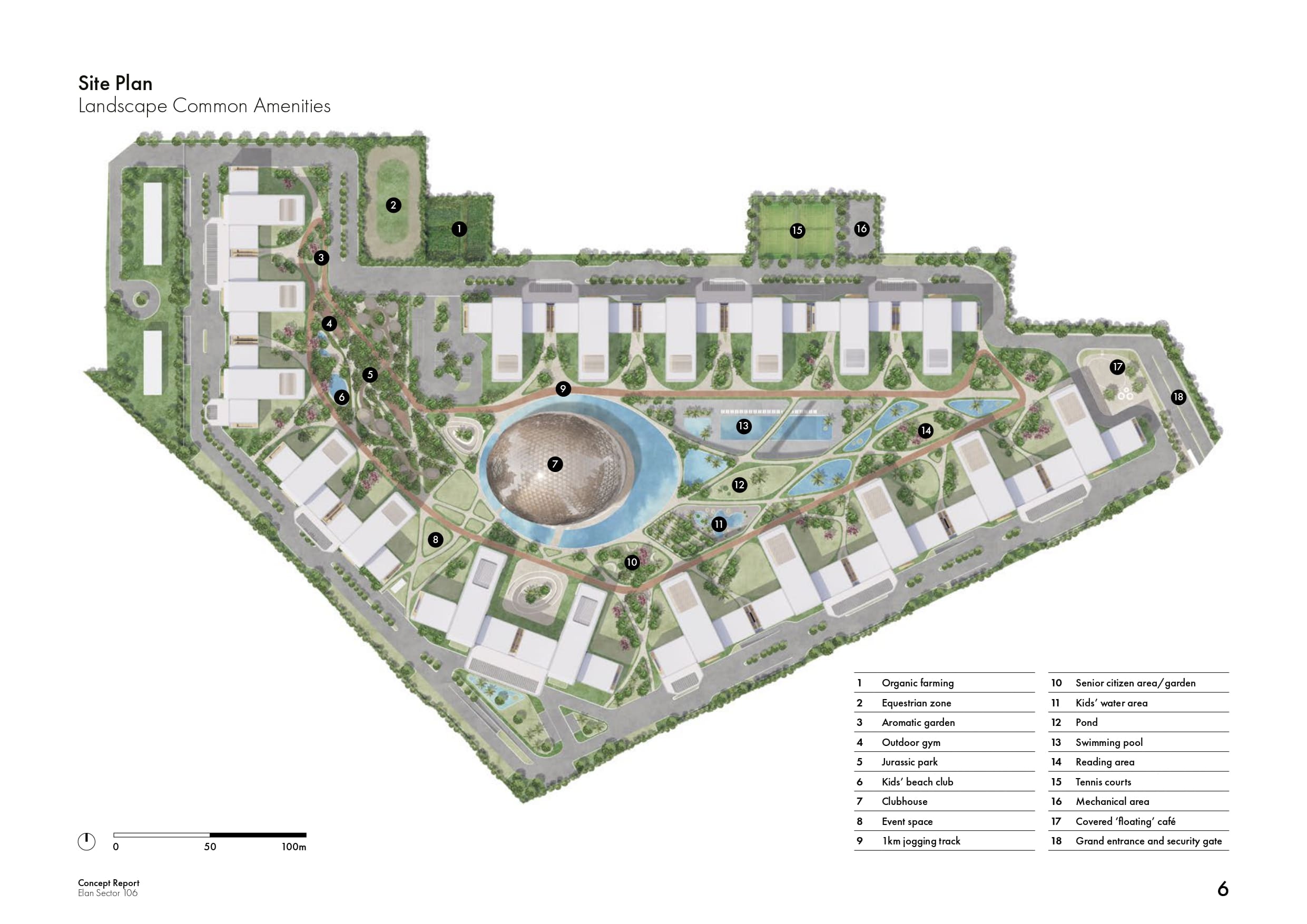 Elan The Presidential Site Plan