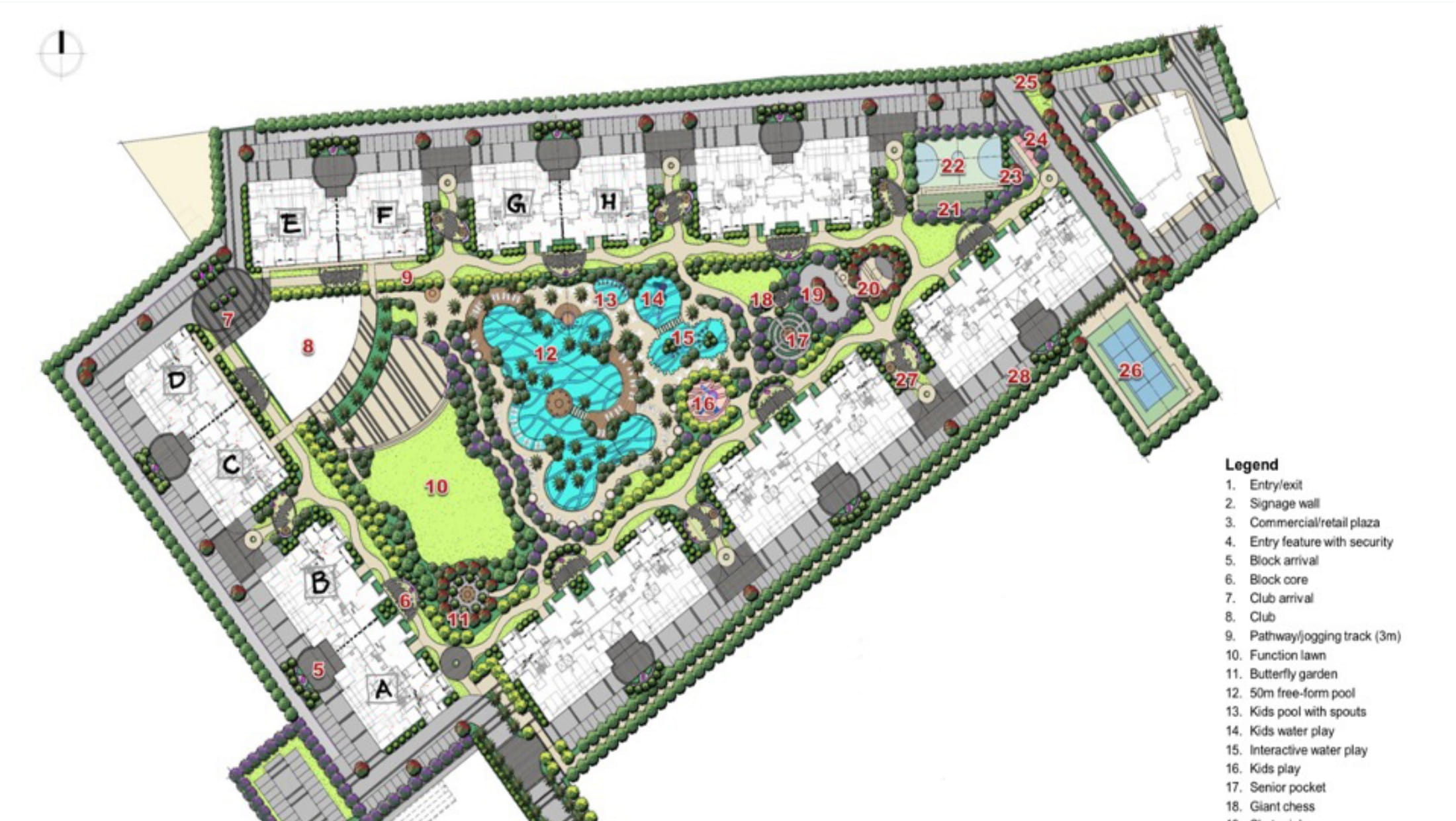 Smart World One DXP Site Plan