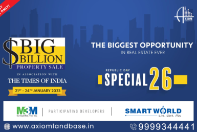Grab Smart World & M3M Special 26 Big Billion Property Sale 2023