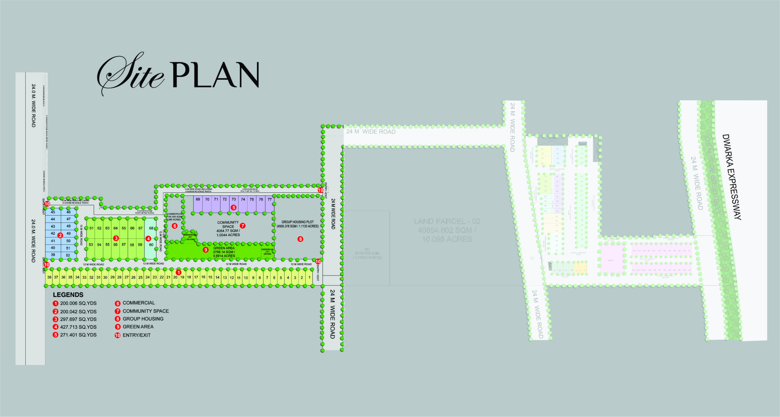 Raheja India Rashtra Site Plan