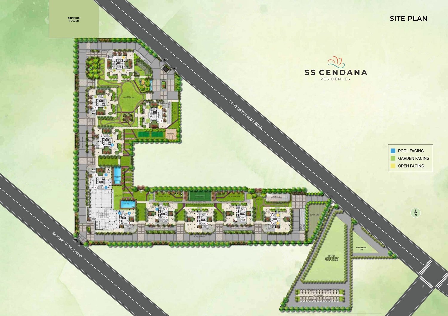 SS Cendana Residences Site Plan