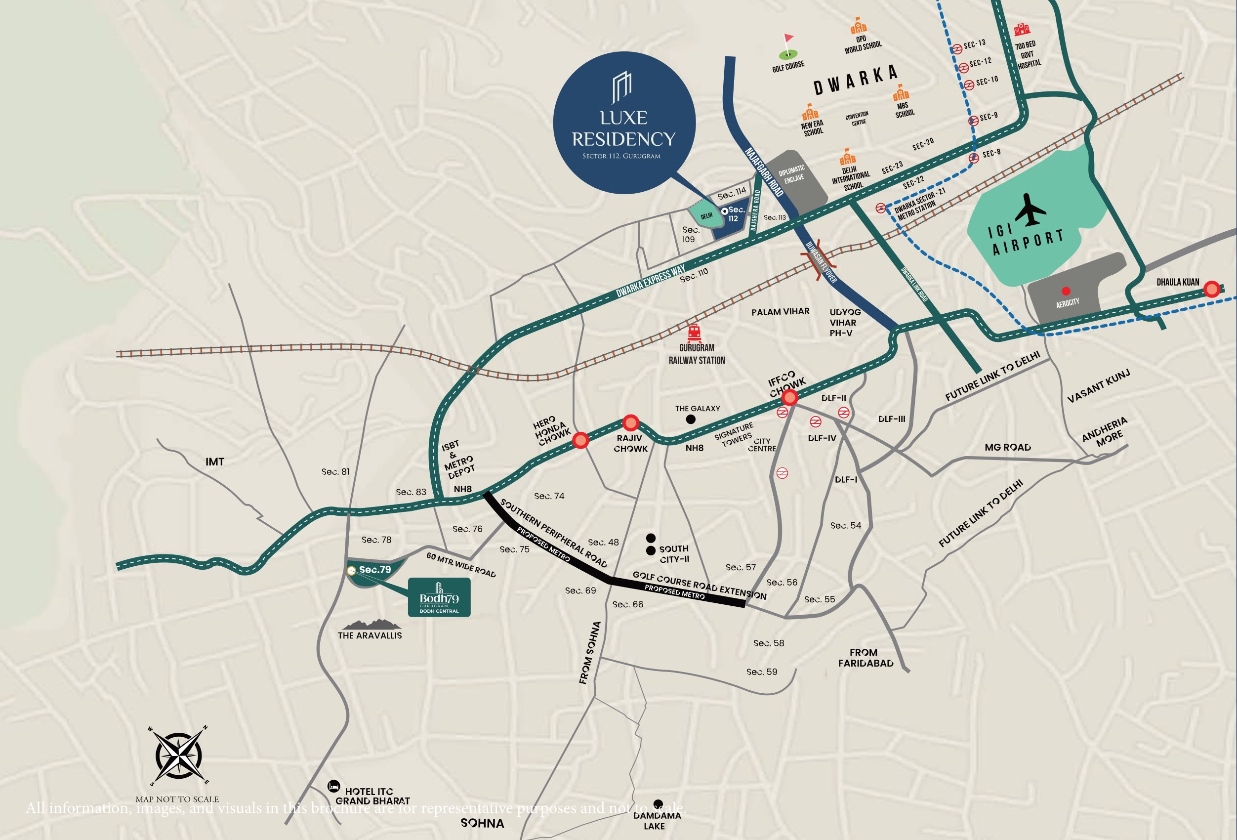 True Habitat Luxe Residency 112​ lOCATION mAP