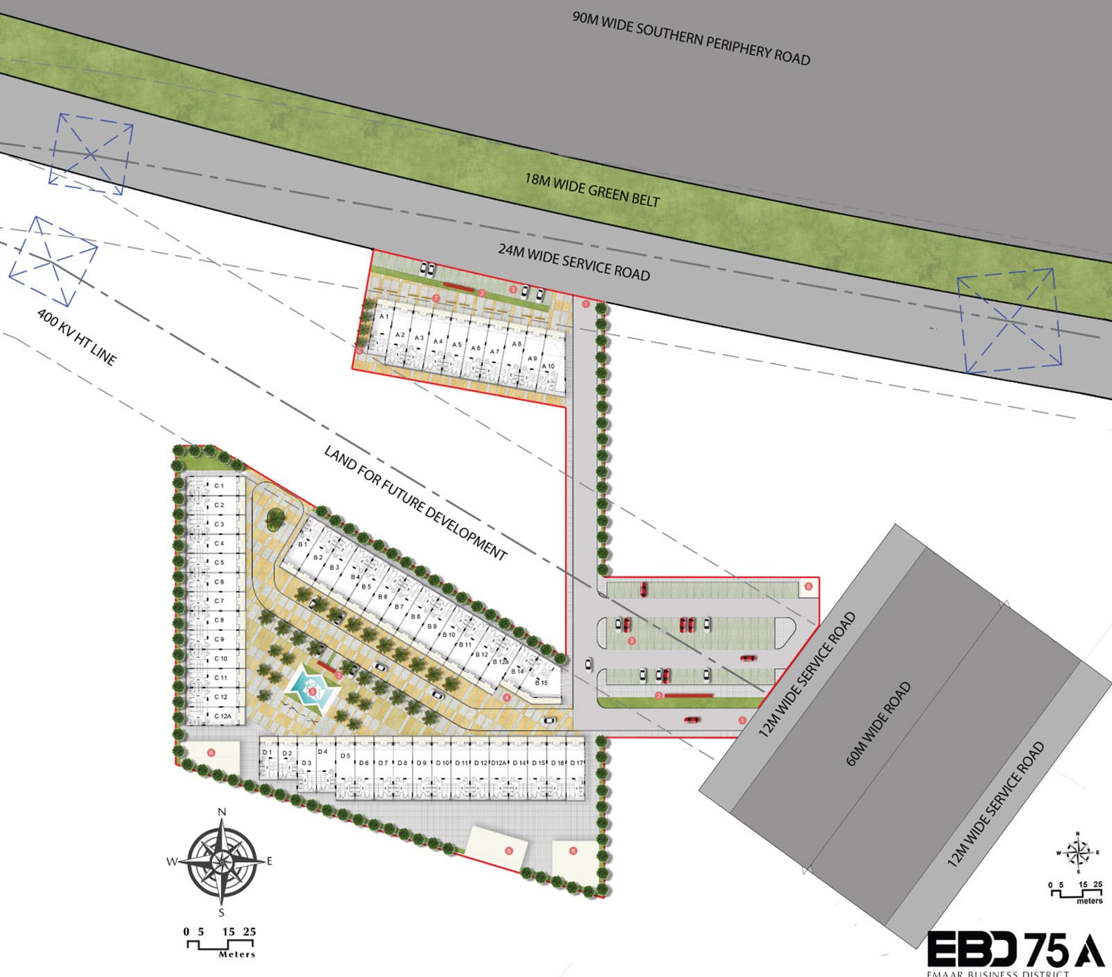 Emaar EBD 75A Site Plan