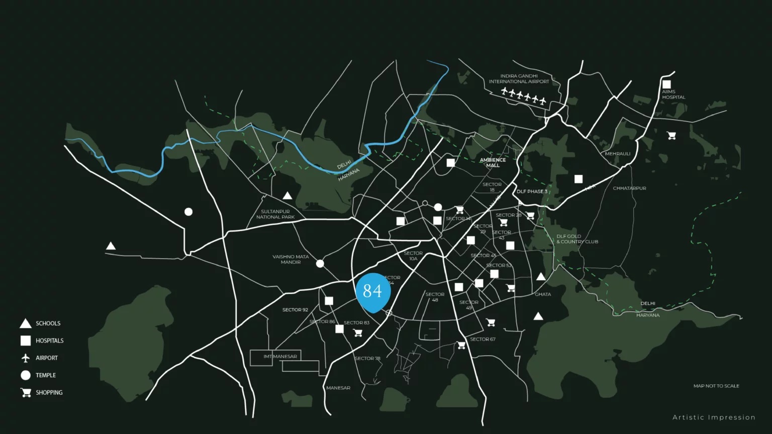 Ganga-Realty-Nandaka-Location-Map