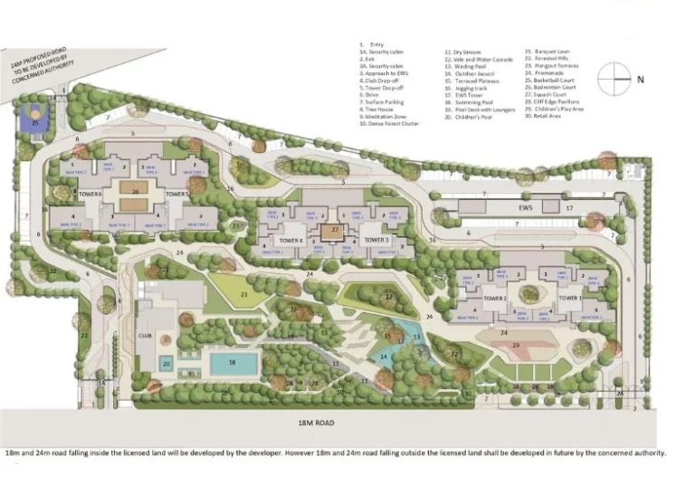 Godrej Aristocrat Site Plan