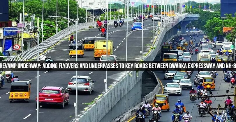 Revamp Underway: Adding Flyovers and Underpasses To Key Roads Between Dwarka Expressway And NH-8
