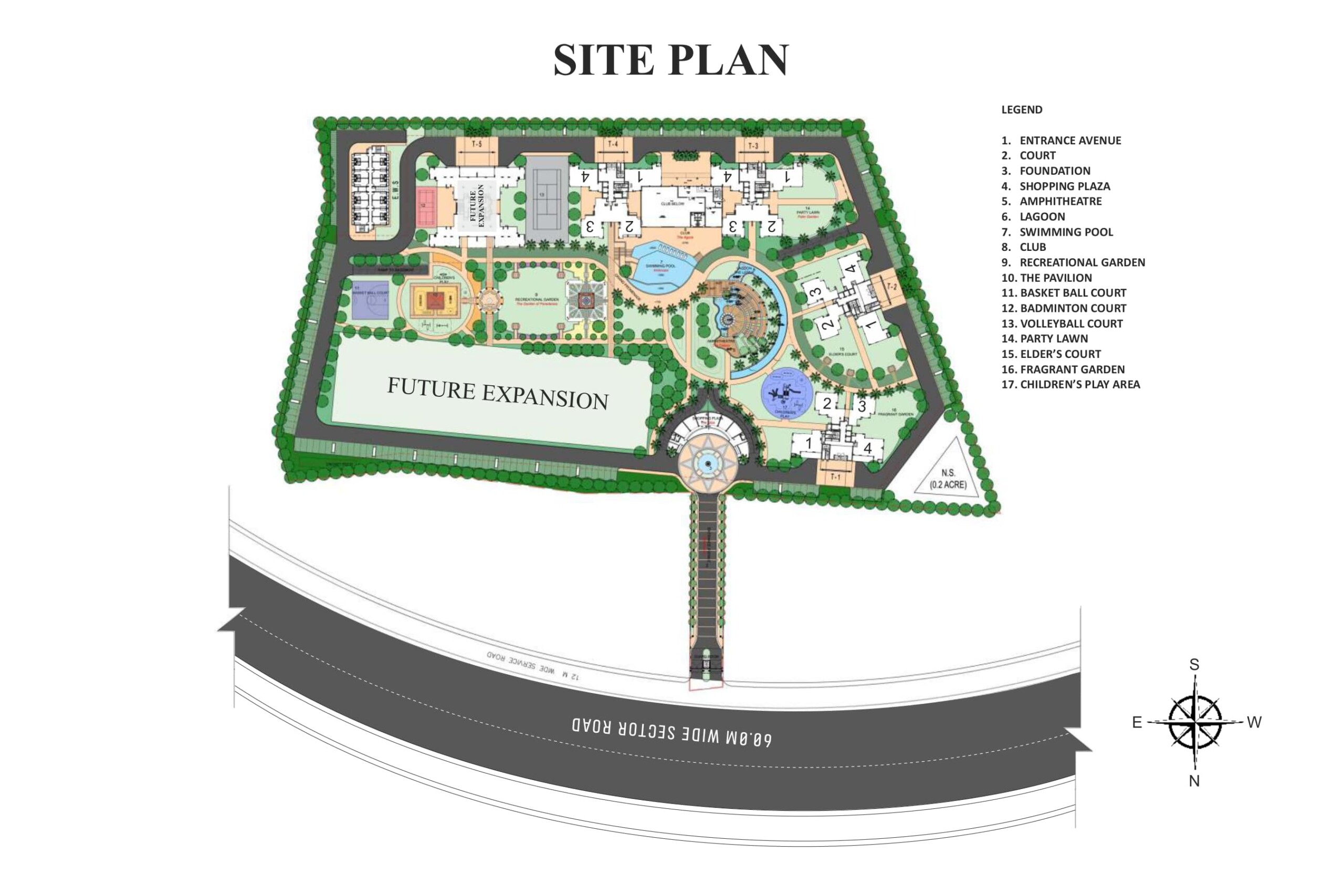 Adore-the-select-premia-sector-77-gurgaon-site-plan