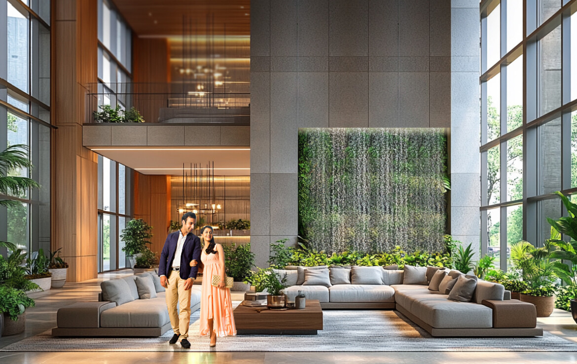 Godrej Alira Double Heighted Lobby