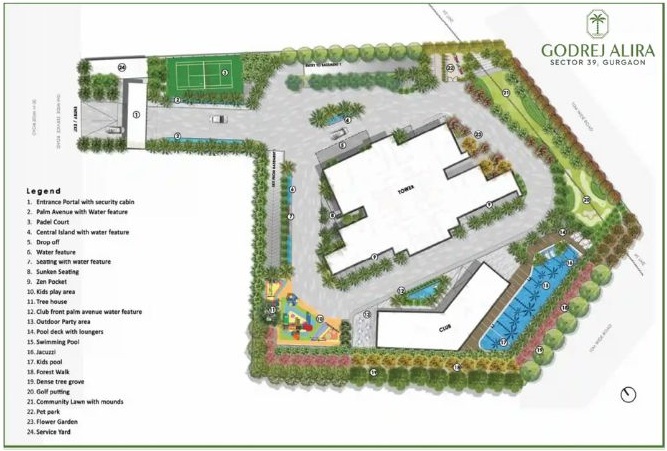 Godrej Alira Site Plan