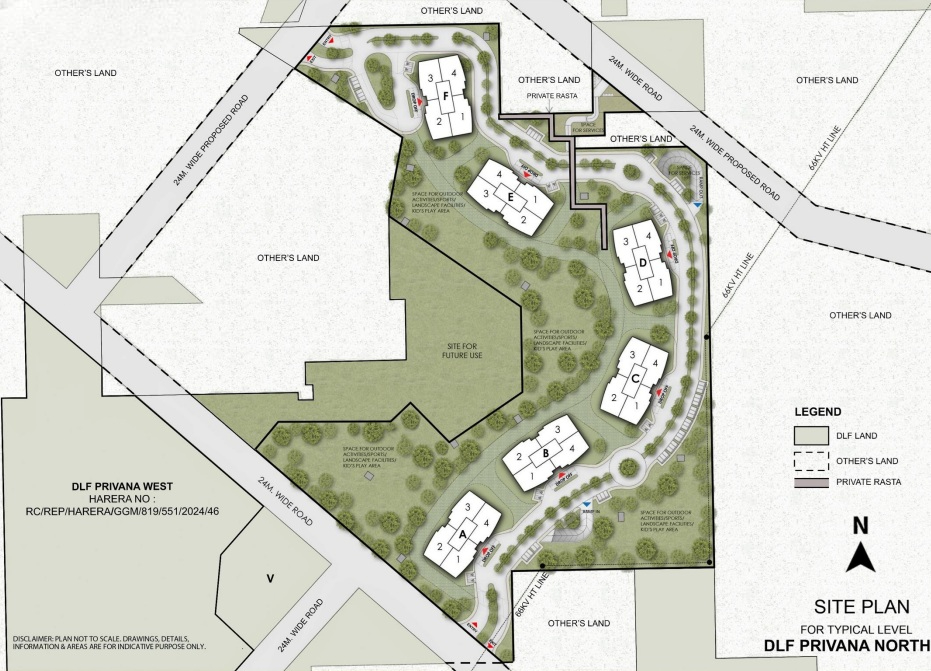 Dlf-privana-north-sector-76-gurgaon-site-plan