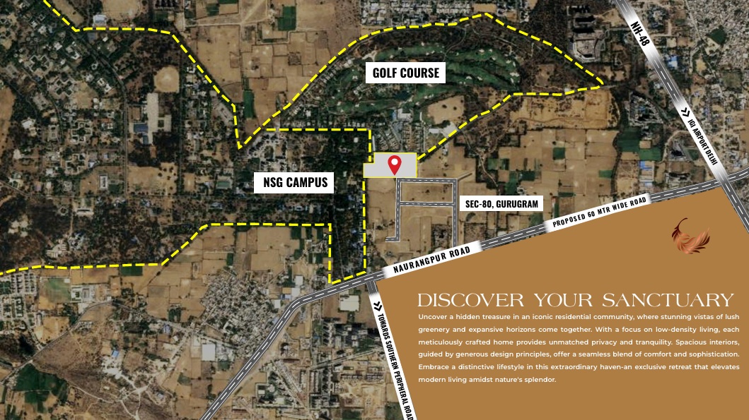 Eldeco-fairway-reserve-sector-80-gurgaon-location-map