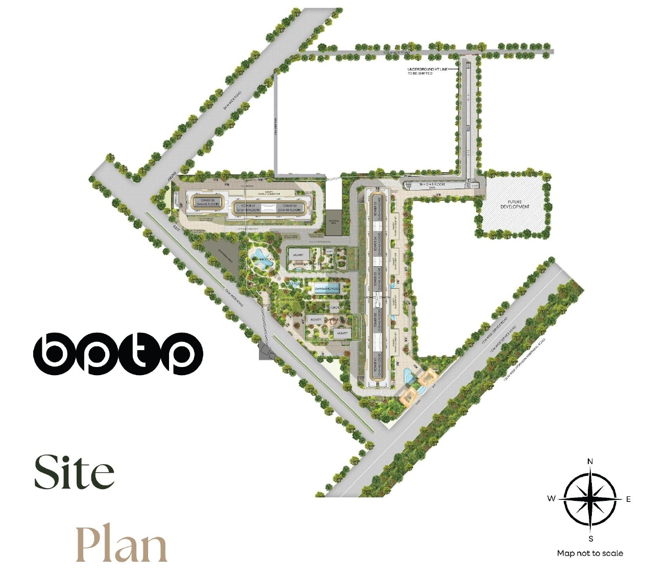 Bptp Gaia Residences Site Plan