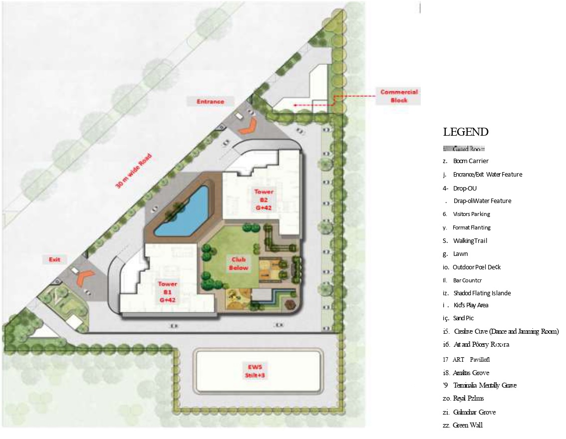 Landmark Skyvue Site Plan
