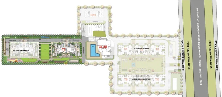 Ashiana-mulberry-moments-sector-2-sohna-site-plan