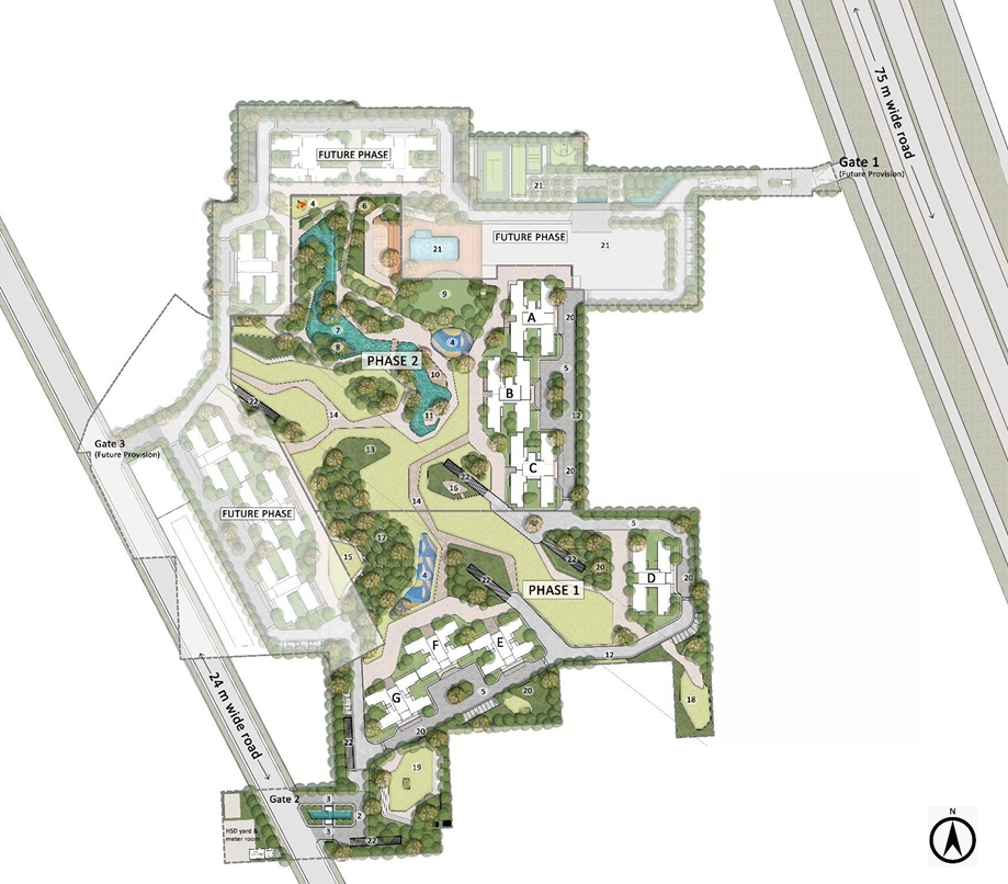 Emaar-serenity-hills-luxury-apartment-sector-86-gurgaon-site-plan