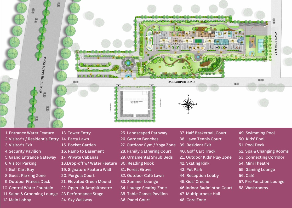 Tulip-melrose-sector-70-gurgaon-site-plan