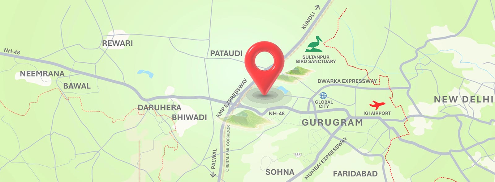 M3m-forestia-west-at-gic-manesar-location-map