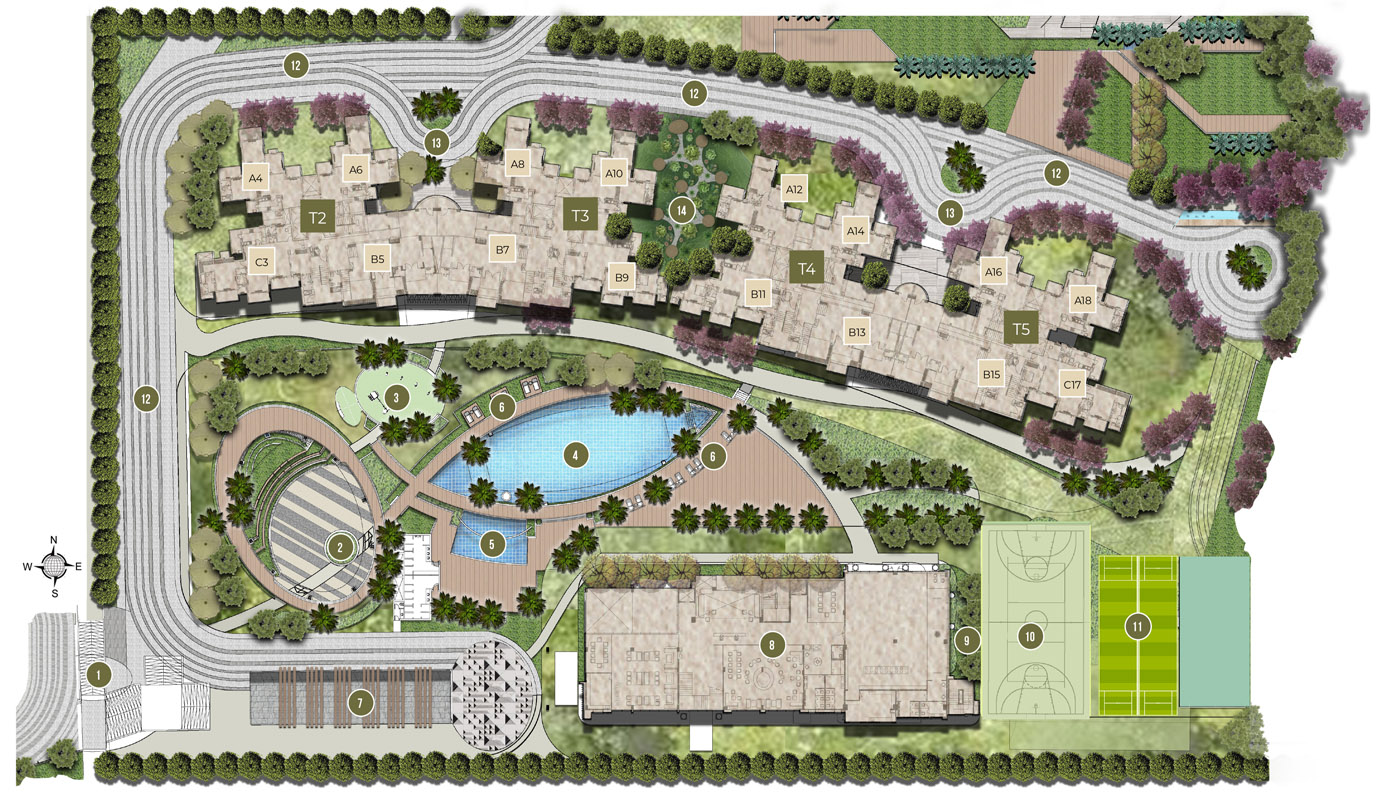 County-the-center-court-sector-88a-gurgaon-site-plan