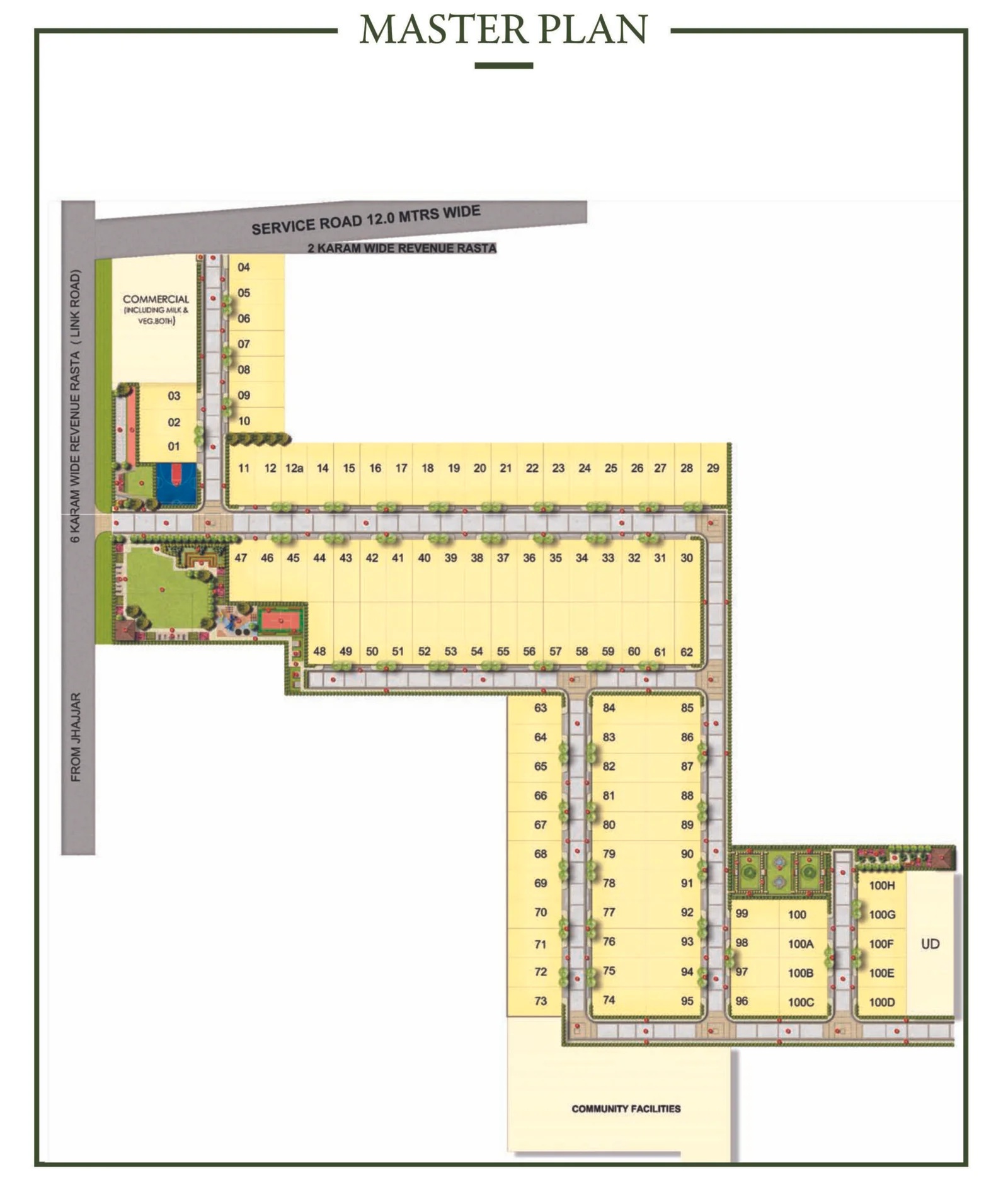 Hcbs-glen-wood-sector-29-jhajjar-site-plan