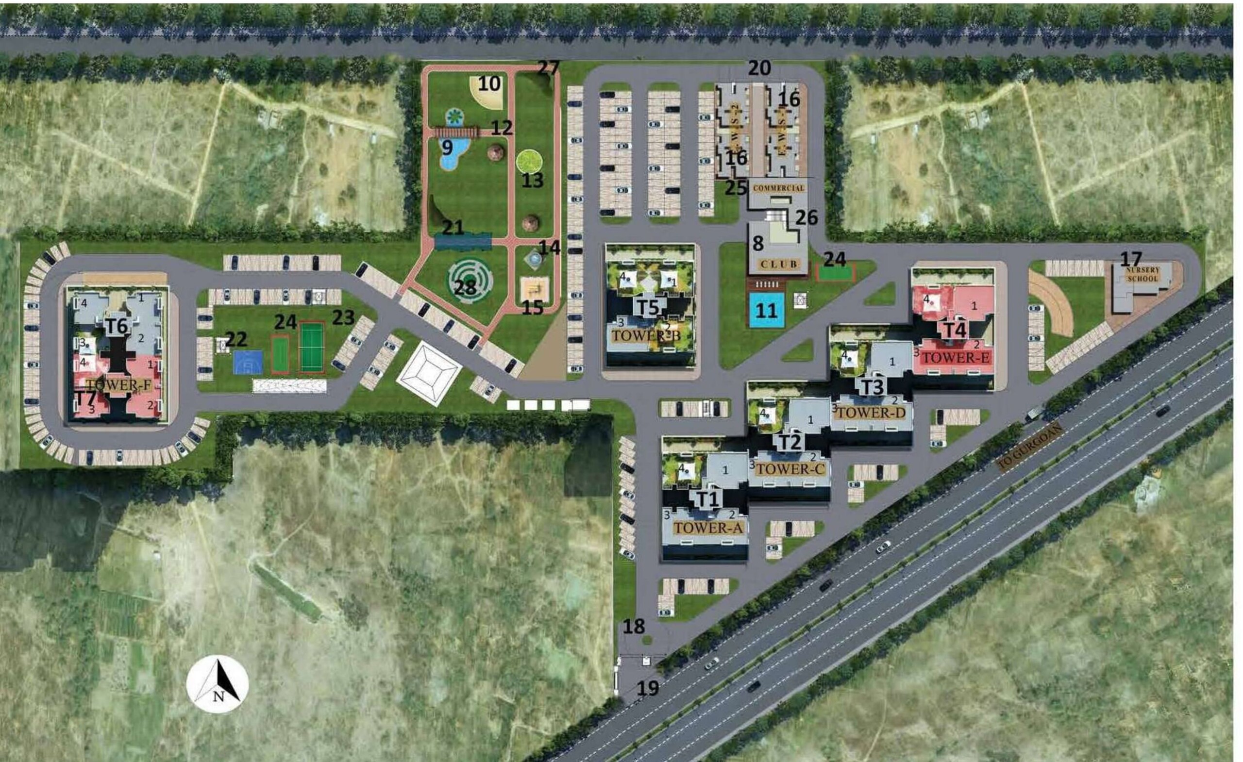 Pareena Coban Residences Site Plan