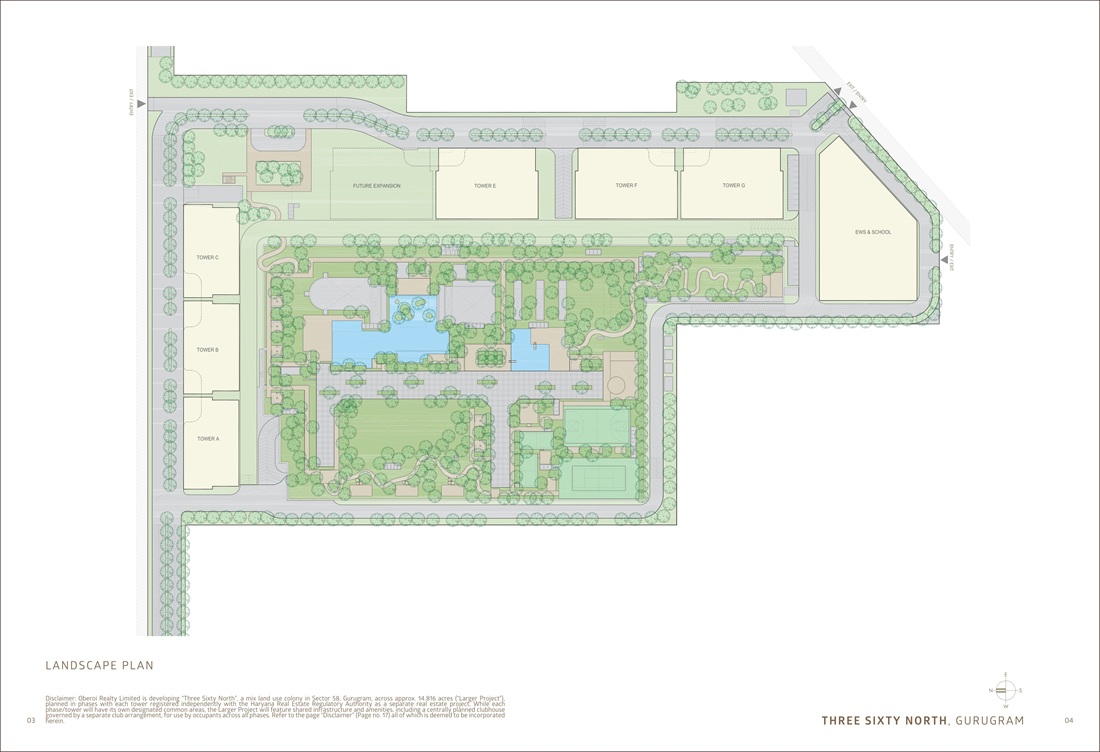 Oberoi Realty Three Sixty North Site Plan